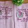 Towel embroidered with tatty teddy