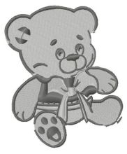 My first teddy 3 embroidery design