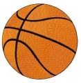 Basketball ball embroidery design