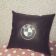 BMW embroidered pillow design