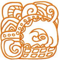 Waves Among the Rocks embroidery design