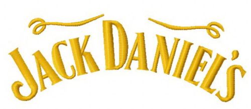 Jack Daniel's logo 3 machine embroidery design