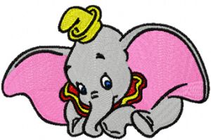 Dumbo 2 embroidery design