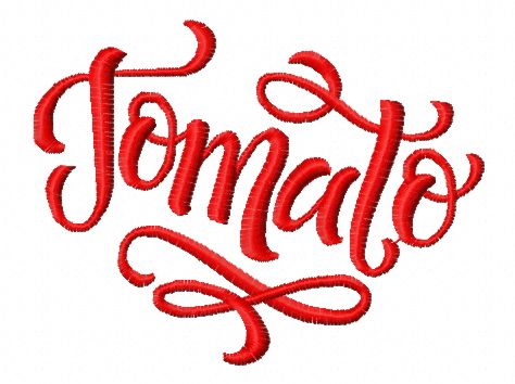 Tomato 2 machine embroidery design