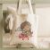 Small bag with Besties girl and hare embroidery design