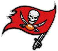Tampa Bay Buccaneers 2014 alternative logo embroidery design