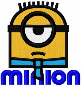 Greek Minion 4 embroidery design