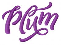 Plum 2 embroidery design