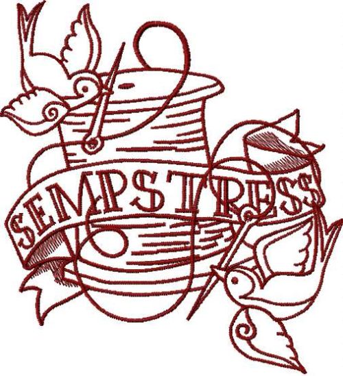 Sempstress embroidery design 2