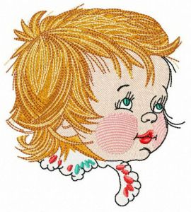 Daughter embroidery design
