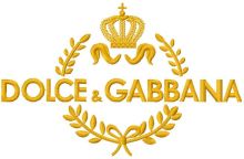 Dolce & Gabbana logo 2 embroidery design