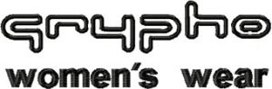 Grypho Womenswear Logo embroidery design