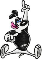 Dudley Puppy embroidery design