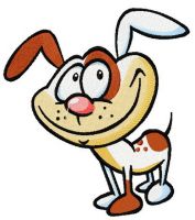 Cute dog 2 embroidery design