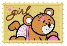 Postage stamp Girl