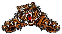 Bengal tiger 3 embroidery design