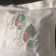 Bindweed design on pillowcase embroidered