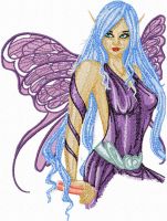 Fairy 1  embroidery design