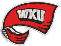 Western Kentucky Hilltoppers logo embroidery design