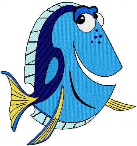 Dory embroidery design 15