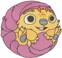 Baby Tuk Tuk embroidery design