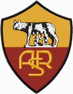 A.S. Roma embroidery design