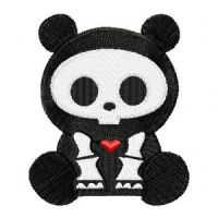 Skelanimals Chungkee embroidery design