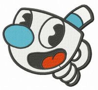 Mugman embroidery design