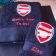 Arsenal Football Club embroidered logo on towel