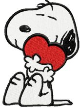 Snoopy with heart