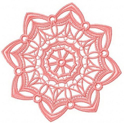 Snowflake 2 machine embroidery design