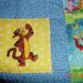 Tigger embroidered on quilt