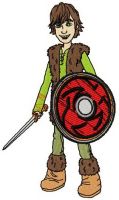 Hiccup Horrendous Haddock III embroidery design