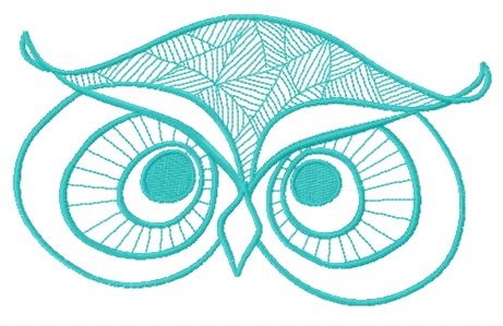 Autumn forest owl 3 machine embroidery design