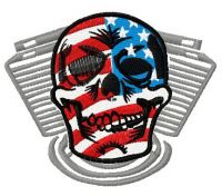 Live free or die 2 embroidery design