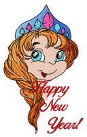 Snow maiden 4 embroidery design