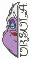Ursula embroidery design