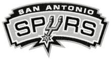 San Antonio Spurs logo embroidery design