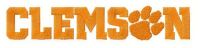 Clemson Tigers logo embroidery design
