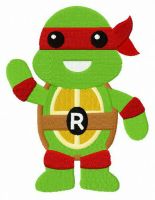 Chibi Raphael  embroidery design