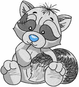 Raccoon 2 embroidery design