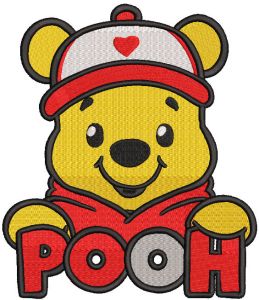 Pooh Winnie embroidery design