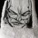 Batman sketch embroidery design on towel