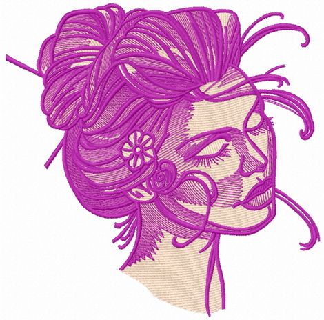 Hot midday 3 machine embroidery design