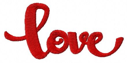 Love 5 machine embroidery design