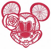 Halloween Minnie Mouse 2 embroidery design