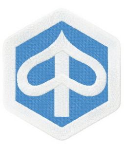 Piaggio embroidery design