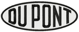 DuPont logo embroidery design