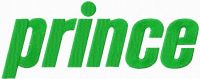 Prince Sports logo embroidery design