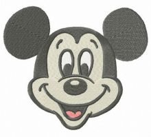 Excited Mickey embroidery design